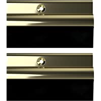 Stormguard 03 am0050838g BDS parte inferior de la puerta burlete para puertas- dorado- 838 mm- set de 2 piezas